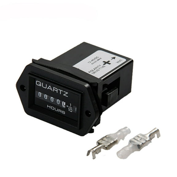 KALLORY Motorcycle LCD Meter 1Set Digital Tachometer Gauge with Cumulative Working Time Tracking