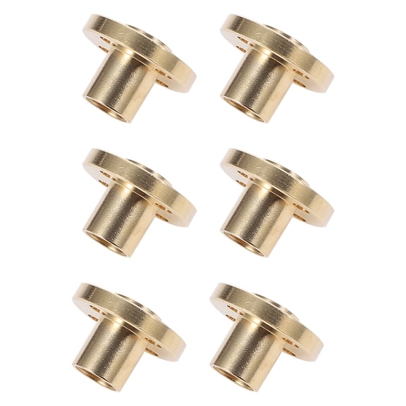 KALLORY Nut Brass 3D Printer Lead Screw for Durable and Reliable Use with High Hardness Golden Finish