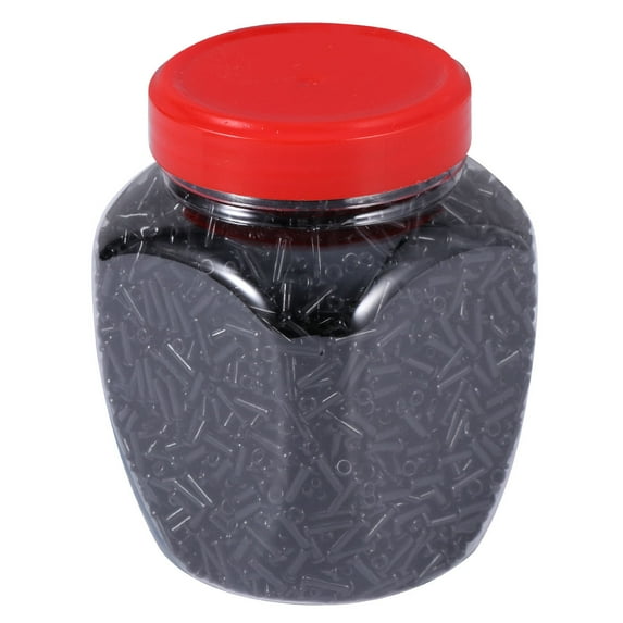 KALLORY Nylon 9x6 Cm Black Badminton Racket Guard Tube Small Compact for Sports Supplies