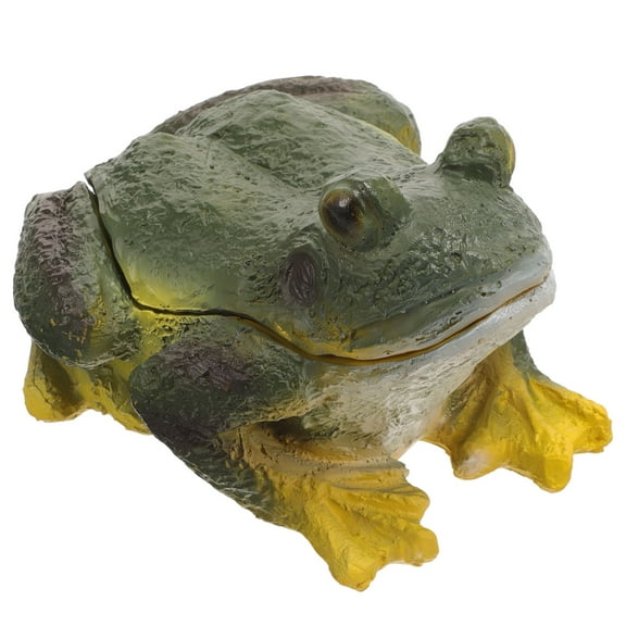 KALLORY Garden Key Hider Box Green Natural Resin for Home Simulated Appearance