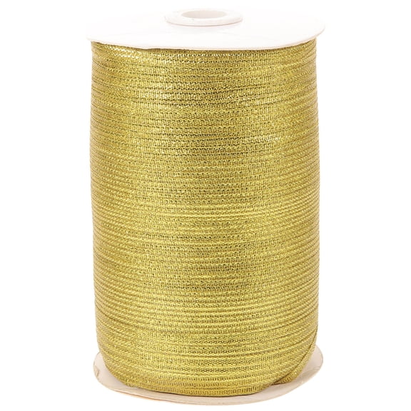 KALLORY Multi Function Golden Package Ribbon for Seasonal Gift Wrapping