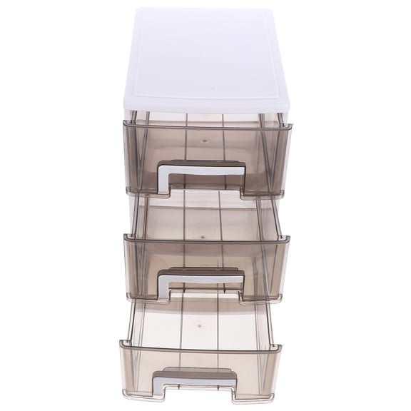 KALLORY Plastic Storage Cabinet Organizer 1 Set, Compact 17x24x30cm, Multi-Purpose Storage Solution