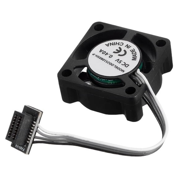 KALLORY Compact Axial Air Mover Fan for Industrial Equipment Cooling and Printer Ventilation, Portable and