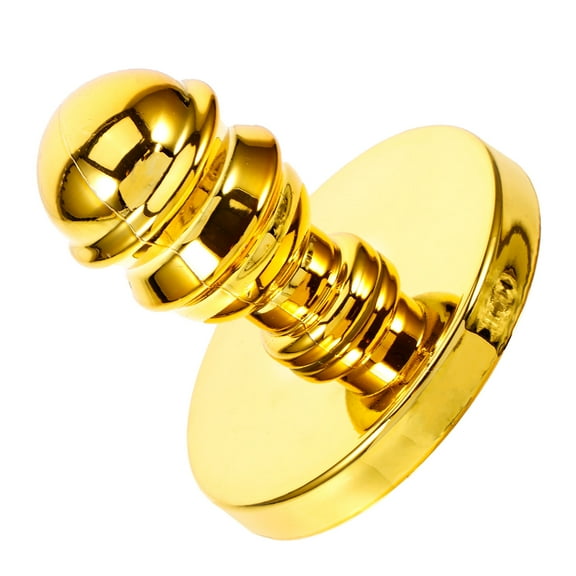 KALLORY Professional Head Support 1Set Durable Mannequin Holder Metal Golden for Makeup Hair Styling