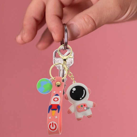 KALLORY Purple Key Chain Anti-scratch Case Convenient Tracer Cover