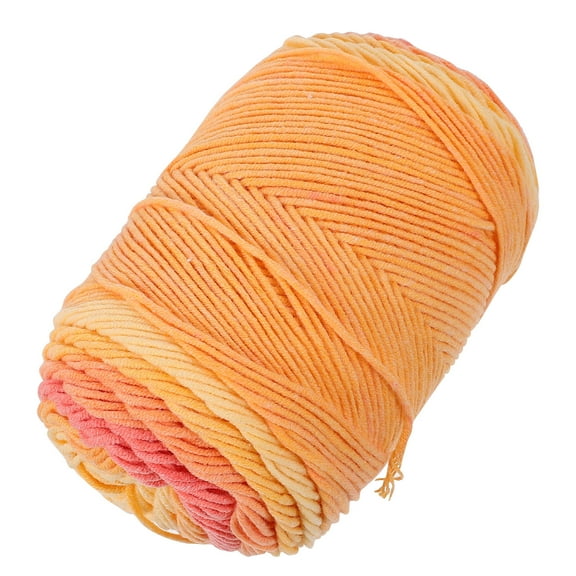 KALLORY Rainbow Knitting Cord Diy Cotton Thread For Diy Handicrafts And Weaving Yarn