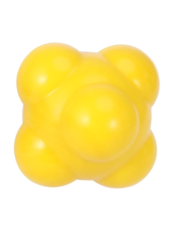 Yellow Agility Training Ball for Baseball with Instant Feedback and High Bounce Reaction