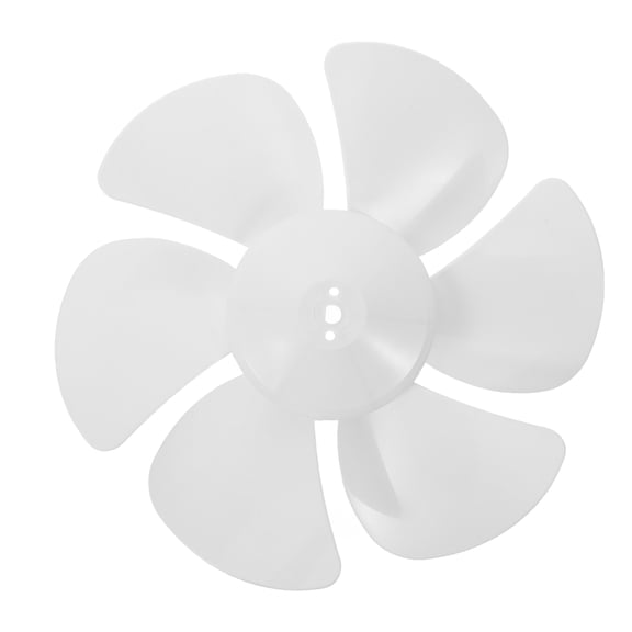 KALLORY White Rubber Six-Leaf Fan Blades Replacement for Table and Pedestal Fans - Quiet, , and Easy to Install