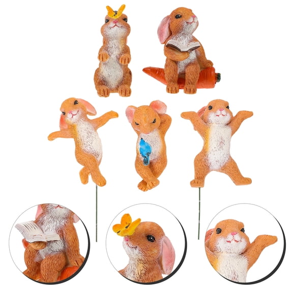 KALLORY Small Resin Crafts for Lovers and Friends 1 Set 6.9X4.6X3CM