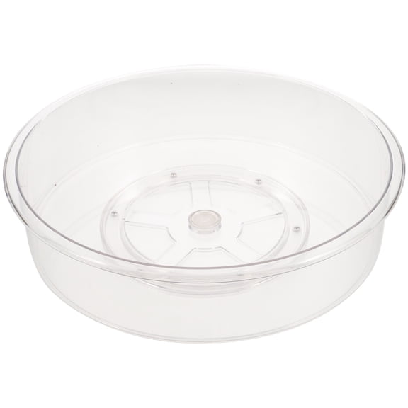 KALLORY Rotating Turntable Organizer For Kitchen Spice Storage 33X33X7CM 1Set