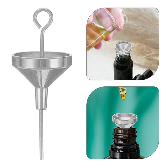 KALLORY Stainless Steel Scooping Funnel Set for Bottles, Home Use, Funnel for Easy Transfer
