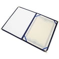 thumbnail image 1 of KALLORY Dark Certificate Protector with Zinc Alloy Frame, Elegant Design for Document and Display, 1 of 6