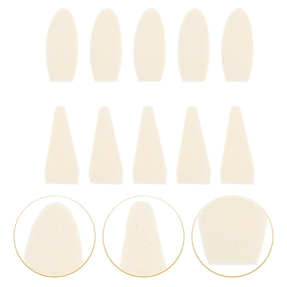 KALLORY Sketch Wipe Tool Heads 40Pcs White Eraser for Artistic Creativity Improvement