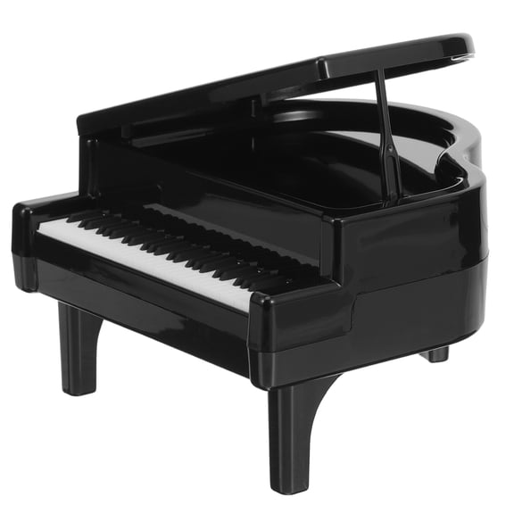 KALLORY Piano Design Bank Creative Money Container for Tabletop Decor