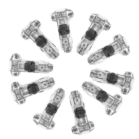 KALLORY Small Wire Connectors Snap Connection Design No Wire Stripping for DIY Projects and Electricians