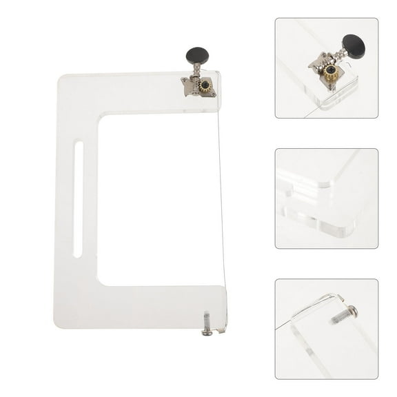 KALLORY Soap Cutter for Handmade Soap Making, White Soap Cutting Tool for Household Projects, 1 Set