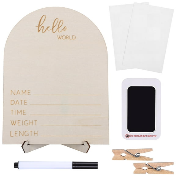 KALLORY Sonogram Photo Frame Baby Picture Frames Nursery Welcome Decor