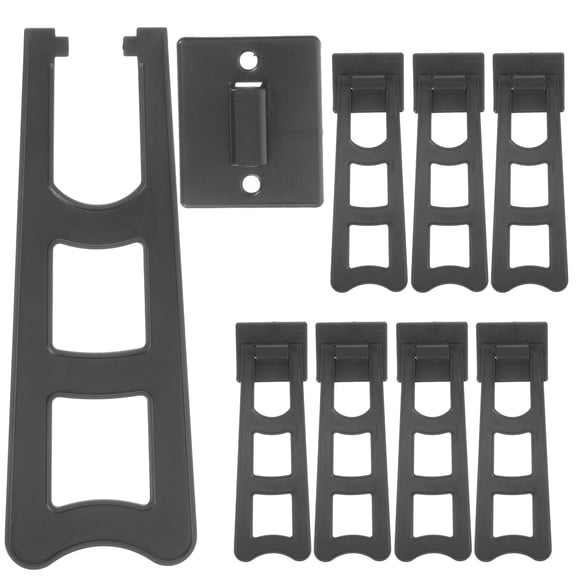 KALLORY Support Frame Stands 10Pcs Black for Photo Frames in Home and
