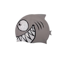 KALLORY Kids Swim Cap Silicone Design Unisex Bathing Pool Headwear for Toddlers Boys Girls Short Hair