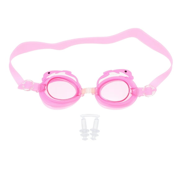 KALLORY Swim Goggles For Fog Design For Outdoor Swimming Comfortable Fit Cute Dolphin Style For Boys And Ages
