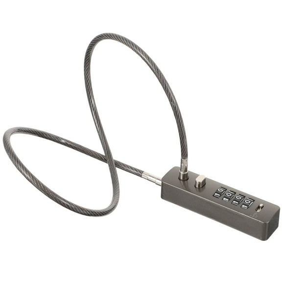 KALLORY Tamper Resistant Combination Lock 10x3.6cm for Security in Work and Travel 1Pack