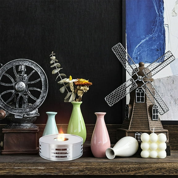 KALLORY 1Pack Silver Rectangular Teapot Stand for Home Use and Tea Lovers