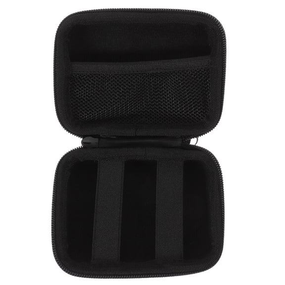 KALLORY Tidy Cable Organiser Bags Travel 12.50X9.50X3.70CM Black