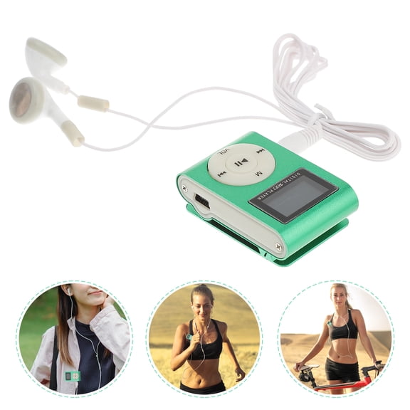 KALLORY Clip Mp3 Player Assorted Color Lightweight Portable for Music