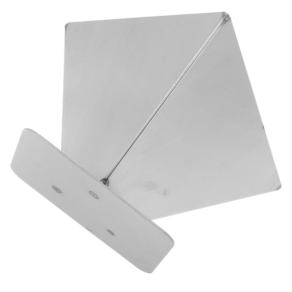 KALLORY Household Stainless Steel Rice Dumpling Mold Kitchen Zongzi Making Tool Plated Silver