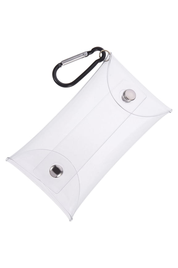 Transparent Wallet Clear PVC Pouch Key Organizer for Travel and Back to School, and Elegant Design