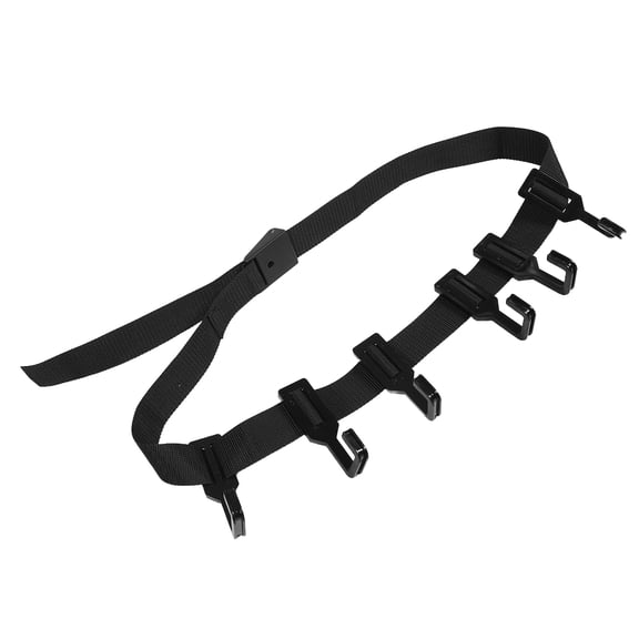 KALLORY Black Plastic Tree Stand Gear Hooks, PP Material, 1 Set for Hunting and Outdoor Equipment