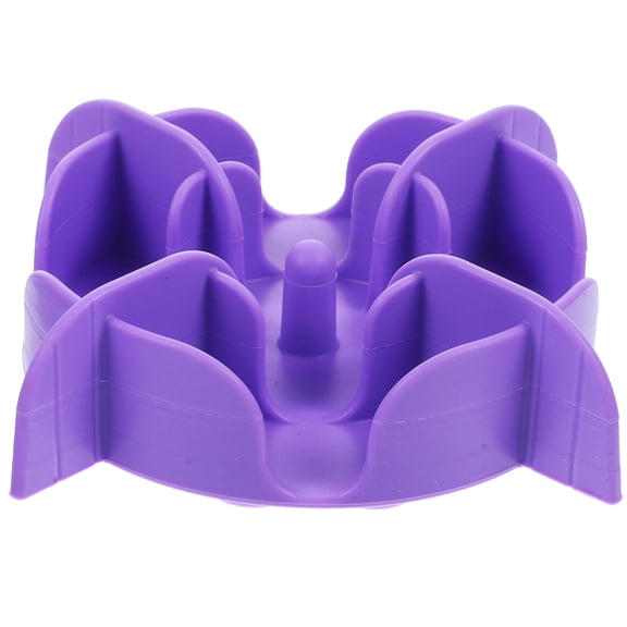 KALLORY Violet Slow Feeder Insert Made of Food Safe Silicone for Dog Bowls with Anti Slip Feature