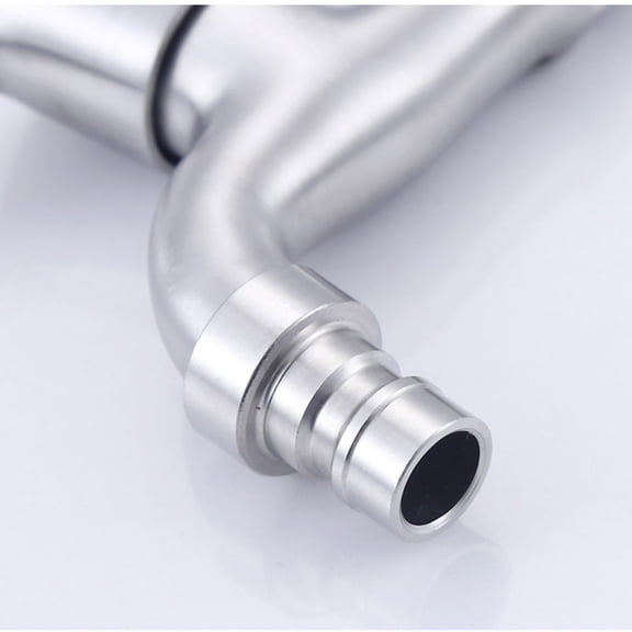 KALLORY Stainless Steel Single Handle Water Faucet Fast Flowing Water Tap for Home Use