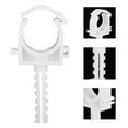 thumbnail image 1 of KALLORY Water Pipe Clamps 20Pcs PPR 7.7X2.5X1.4in White for Washing Hose Clamp, 1 of 8