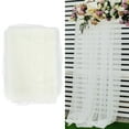 thumbnail image 1 of KALLORY White Stage Background Drapery Lightweight Polyester Fabric Wedding and Event Decoration, 1 of 8