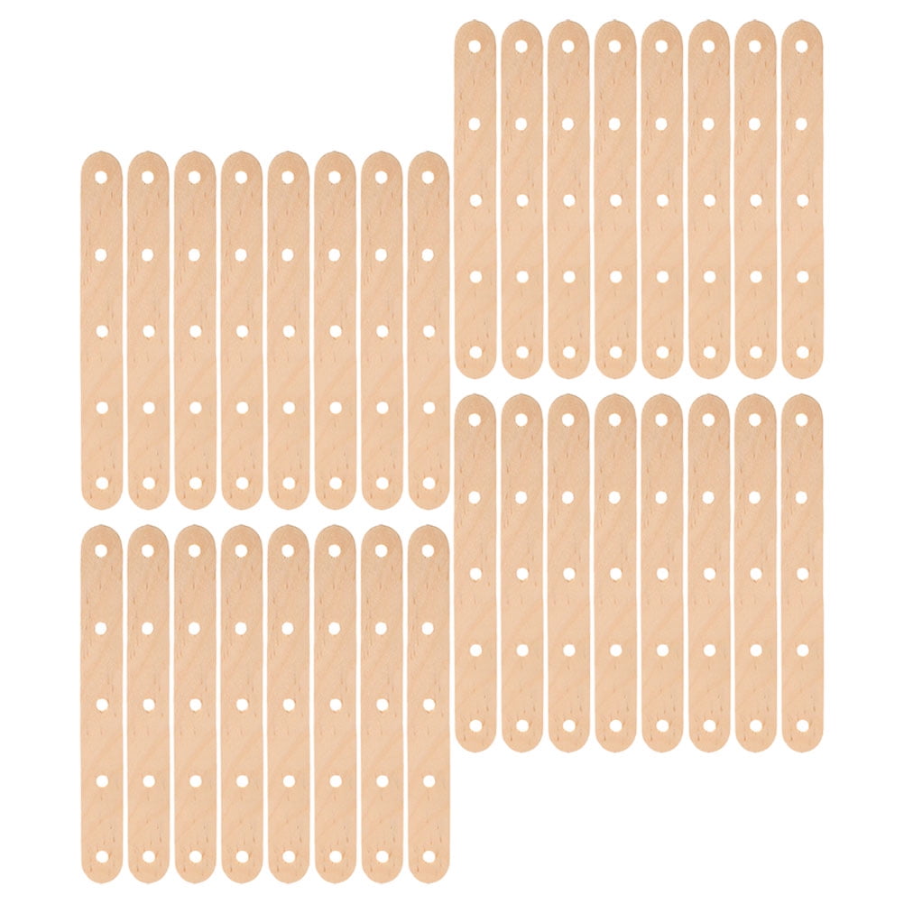 KALLORY Wooden Craft Sticks 150pcs Unfinished Sticks for Arts, Crafts, Waxing, and Creative Projects