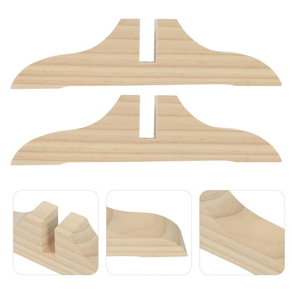 KALLORY Wooden Room Divider Stand Beige Color Privacy Screen Support Efficient and Practical for Holding 3pcs