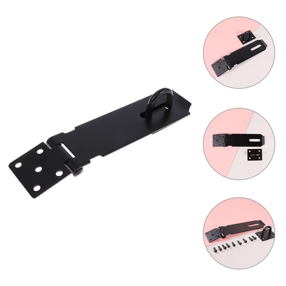 KALLORY Stainless Steel Keyed Hasp Lock Security Lock for Gates Cabinets 1 Piece