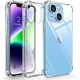 thumbnail image 1 of KALMORE Anti-Scratch Protective Cell Phone Case for for iPhone 14, Clear, 1 of 6