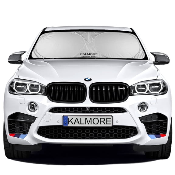 Car Windshield Sun Shade - UV Blocking & Heat Resistant, Universal Foldable Car Sun Shade for Car/SUV/Truck, Easy to Storage and Keep Car Cooler, 65.7" x 37.4"