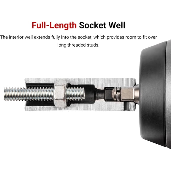 KALOMB-1/2 Inch Drive x 31 mm Deep 6-Point Impact Socket | SID23131