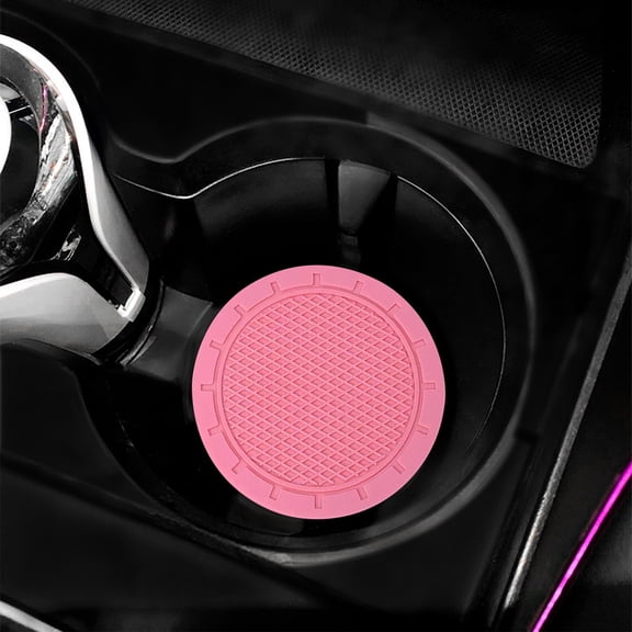 KALPHOZEN 2PCS Car Mat Set, Original Rubber Car Cup Mat with Elegant Design, Waterproof and Durable Car Interior Mat, Easy-to-Install Heat Insulation Car Floor Mat