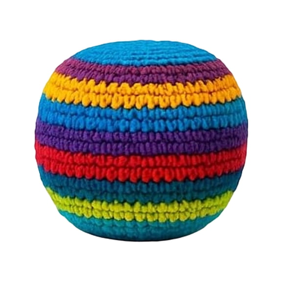 KALPHOZEN Handmade Woven Sandbags, Colorful Juggling Beanbags for Beginners, Multi-color Coordination Sandbags, Artistic Skill-development Toss Bags