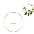 thumbnail image 1 of KALPHOZEN Metal Hoops, Decorative Metal Rings for DIY Crafting, Versatile Metal Circles for Wreaths and Garlands, Sturdy Metal Loops for Weddings and Home Decor (Gold), 1 of 6