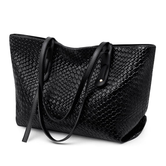 KALUNMA Large Women's Handbag,Zipper Closure Shopper Tote with Inner Pocket,Waterproof Shoulder Bag for Work,Office,Travel,Shopping and School