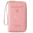 thumbnail image 1 of KALUNMA Leather RFID Blocking Passport Holder Travel Wallet, Passport Cover/Travel Wallet for Women and Men, 1 of 9