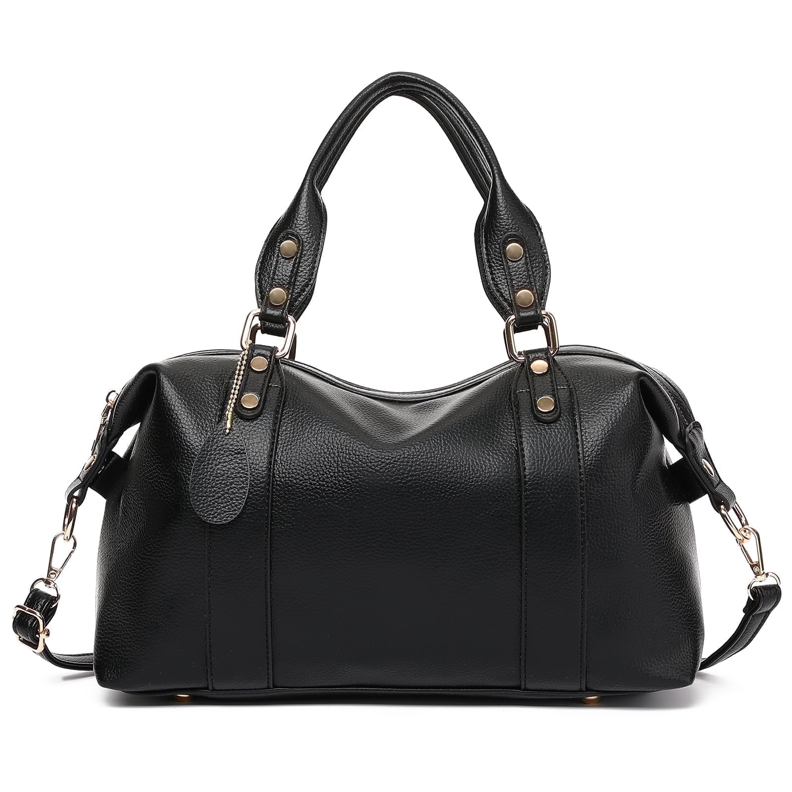 Leather Tote Shoulder Bag for Women Crossbody Handbag with Top Handles Hobo Bag