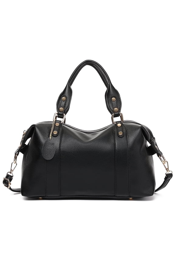 Leather Tote Shoulder Bag for Women Crossbody Handbag with Top Handles Hobo Bag