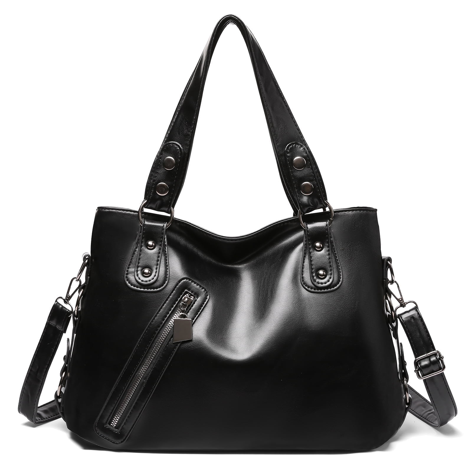 KALUNMA Tote Bag for Women Leather Shoulder Bags Fashion Hobo Bags Large Purse and Handbags with Adjustable Shoulder Strap