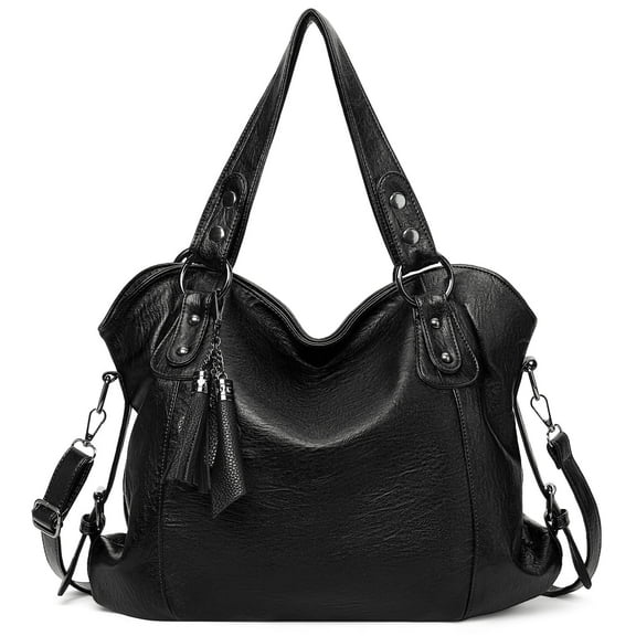 KALUNMA Tote Bag for Women Leather Shoulder Bags Fashion Hobo Bags Large Purse and Handbags with Adjustable Shoulder Strap